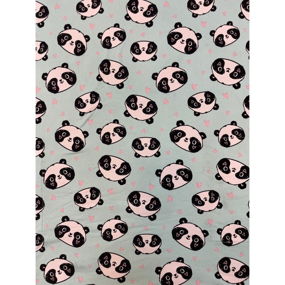 Secret Treasures Aqua Panda Print Night Wear Dress With Pockets Size S/M - Picture 7 of 16